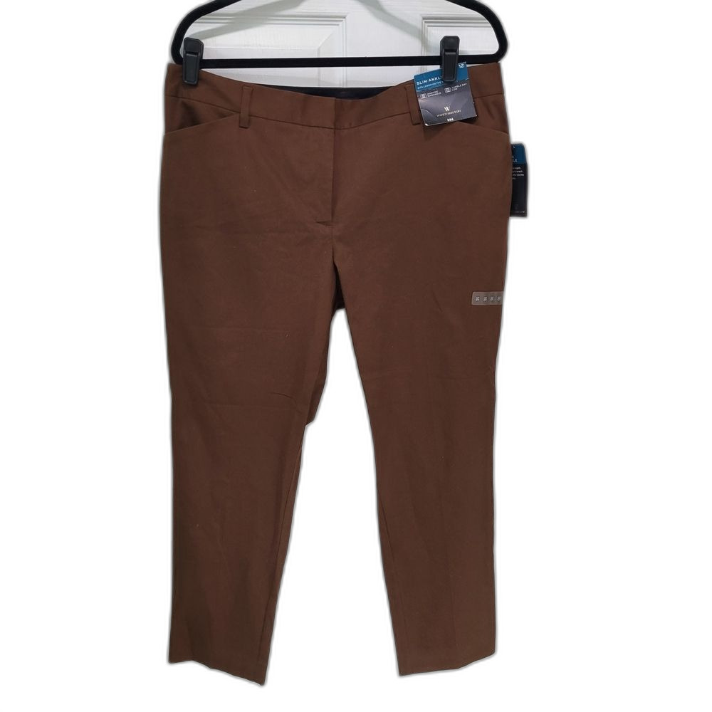 2/$30 Brown Cropped Pants